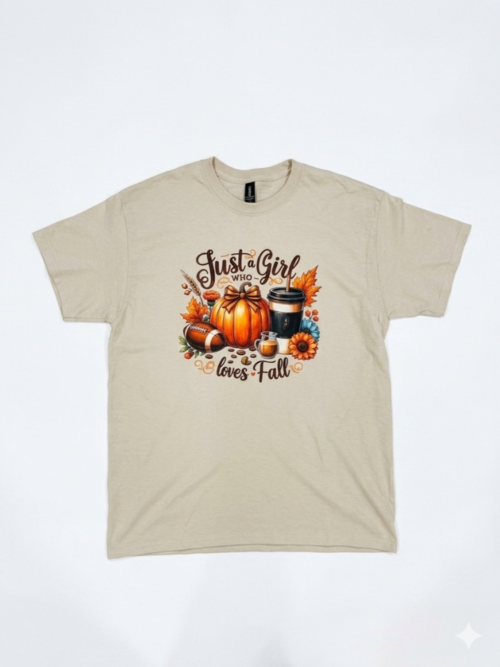 Just A Girl Who Loves Fall Graphic Tshirt